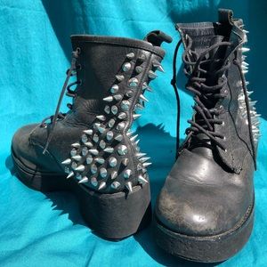Steve Madden Studded Combat Boots